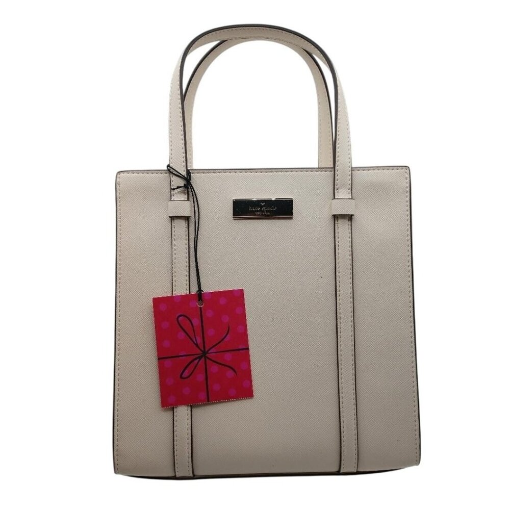 NWT Kate Spade New York Kenzie Limited Mini Tote Bag 9"x8"x3" Off-White With Dua